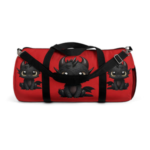 RED BLACK BETTY DRAGON Duffel Bag